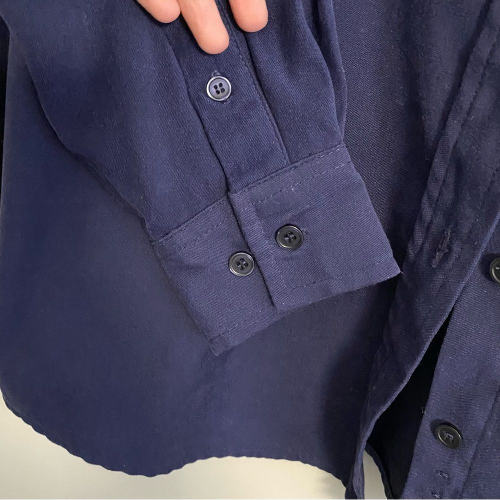 Vintage Disney Eeyore Button Down Casual Blouse Shirt Blue Medium - Picture 2 of 6